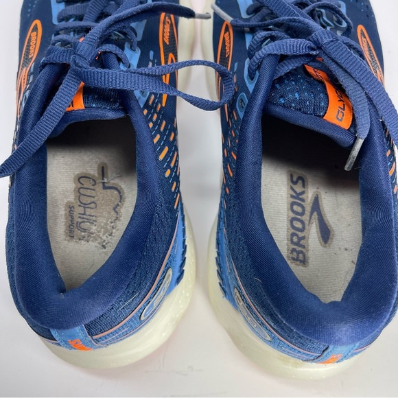 Brooks Men’s Glycerin GTS 20 Blue Depths/Palace Blue/Orange Size 10 - Picture 9 of 11